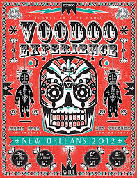 Voodoo Experience Poster By Whimsical Funk Jour Des Morts Dead Graphisme