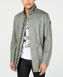 A X Armani Exchange Men S Caban Coat Gray 2xl Armani Exchange Men Mens Jackets Armani