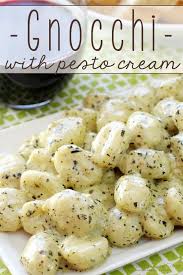 Gnocchi With Pesto Cream Recipe Recipes Flavorful Recipes Gnocchi Recipes