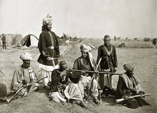 Surgeons & Physicians ('Tabeebs') of Kabul" c. 1878 Photo: John Burke [John Burke was a 19th century Irish photographer. He ran studios, one each in Peshawar Cantonment and in Murree. He accompanied