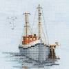 Counted cross stitch patterns sailing ships. 3