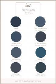 The clic european color chart fine paints of europe. 8 Best Navy Paint Colors For Your Home Nestorations