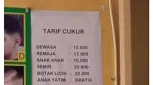 Usut punya usut, nilanshi pernah berpengalaman buruk dengan seorang pemotong rambut ketika masih berusia enam. Gaet Pelanggan Promo Tukang Cukur Ini Malah Dianggap Janggal Suara Kalbar