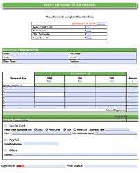 Choose from 73 printable design templates, like family reunion posters, flyers, mockups, invitation cards, business cards, brochure,etc. Download Family Reunion Registration Form Word Application Form Template Word Insymbio