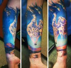 70 Sky Tattoos For Men Atmosphere Design Ideas