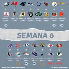 Fox • nfl network • amazon 105.3 the fan caesars superdome game pass tickets book flights travel packages week 14 · sun 12/12 · 12. Nfl Mexico On Twitter Aqui Esta El Calendario De La Semana 6 De La Temporada Regular Con Fecha Horario Y Canal De Transmision En Mexico Puedes Disfrutar Lo Mejor De La