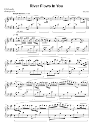 River flows in you yiruma | digital piano sheet music. River Flows In You Insane Piano Cover Sheet Music For Piano Solo Musescore Com
