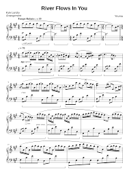 River flows in you yiruma | digital piano sheet music. River Flows In You Insane Piano Cover Sheet Music For Piano Solo Musescore Com