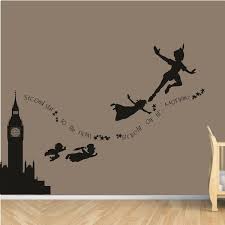 Amazon Com Second Star To The Right Then Stright On Till Morning Peter Pan And The Rest With Clock Tower Disney Bedrooms Peter Pan Nursery Neverland Nursery