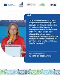 Two years ago, @seaweed_cafe was part of @funguo_tz second cohort of  investees, and Her Excellency Ms. Christie Grau, Ambassador of the EU in  Tanzania, was the Guest of Honor. I vividly remember