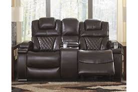 Big and tall reclining loveseat. Warnerton Dual Power Reclining Loveseat With Console Ashley Furniture Homestore