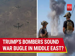 Iran Vs US War: American B-52 Bombers Air-drop Munitions Across Middle East  | Watch