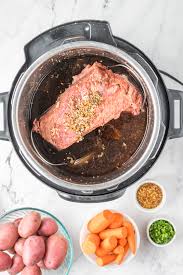 Whisk in mustard and reduce heat to low. Instant Pot Corned Beef And Cabbage A Cedar Spoon