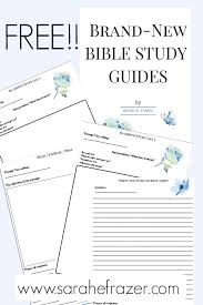The inductive bible study workbooks provide questions to help you discover the meaning behind the text. New Bible Study Worksheets Sarah E Frazer