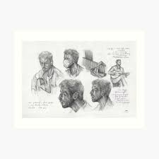 'brushing the veil away' at kirk gallery in aalborg, denmark. Pencil Art Prints Redbubble
