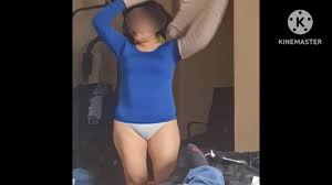 MY MOTHER-IN-LAW AND I ARE ALONE SHE LOOKS LIKE MY MOTHER TAKES HER PANTIES  OFF