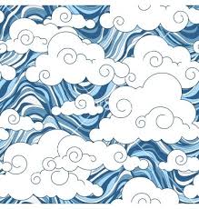 Download Vintage Cloud Chinese Seamless Pattern Vector 1156398 By Jmcreation On Vectorstock Cloud Drawing Clouds Pattern Cloud Illustration