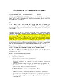 In the professional business environment, nda's are used often to protect confidential information that is intended to be kept quiet. Nda Tsc Confidentiality Non Disclosure Agreement