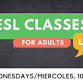 IN PERSON: ESL Level I (Session 2)