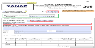 Declaraţie informativă privind impozitul reţinut la sursă şi. Modul Erp Modificare Declaratia 205 2018 Depunere Pentru An Fiscal 2017