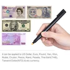 From wikipedia, the free encyclopedia. Counterfeit Money Detector Pen Fake Banknote Tester Currency Cash Checker Marker For Dollar Bill Euro Pound Yen Won Walmart Canada