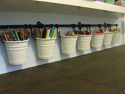 Ikea Hanging System For Children S Art Supplies Kids Playroom Basement Playroom Art Supply Organization