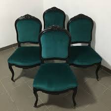 Antique Napoleon Iii Velvet Dining Chairs Set Of 4 For Sale At Pamono In 2020 Velvet Dining Chairs Dining Chairs Napoleon Iii