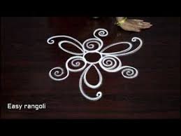 Latest Peacock Innovative Rangoli Design Without Color Beautiful Kolam Designs Simple Muggulu Youtube Rangoli Designs Kolam Designs Muggulu Design