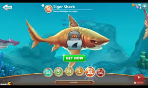 The Tiger Of The Sea Tiger Shark From Hungry Shark World World Generator Shark Shark Games