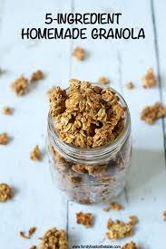 5 Ingredient Homemade Granola Video Family Food On The Table Recipe Granola Recipe Homemade Homemade Granola Homemade Granola Healthy