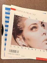 SANDRA Innocent Love JAPAN 7" SINGLE RECORD VIPX-1853 w/ PS Arabesque M.  Cretu