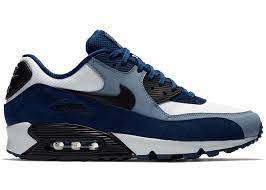 Nike Air Max 90 Blue Void Black Ashen Slate - 302519-400