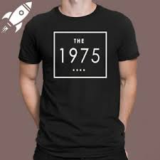 Details About The 1975 Rock Band Logo Mens Black T Shirt Size S M L Xl 2xl 3xl