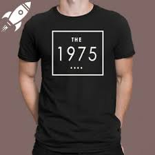 details about the 1975 rock band logo mens black t shirt size s m l xl 2xl 3xl