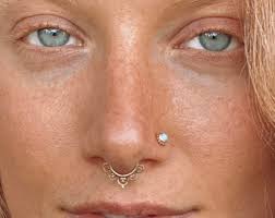 Axo 14 Gauge Copper Fake Septum Ring No Piercing Bod Jewelry