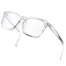 Mens clear blue light glasses. Buy Debuff Blue Light Blocking Glasses Women Men Clear Lens Square Frame Computer Eyeglasses Online In Turkey B07yc3y96x