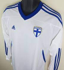 Beautiful Long Sleeved Finland Shirt By Adidas Finland Suomi Adidas Footballshirt Retrofootyshirts Retro Football Shirts Shirts Mens Tops