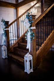 White Lanterns At Staircase Base In 2020 Dallas Wedding Fort Worth Wedding Rustic Wedding Decor