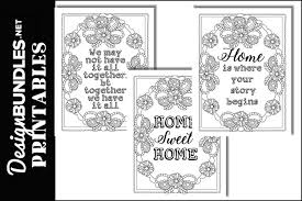 All you need is a box of crayons, markers, or colored pen. Home Sweet Home Coloring Pages