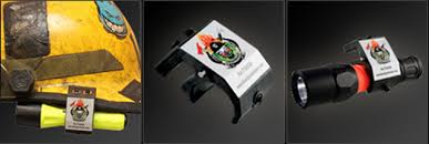 Blackjack Bj005 Helmet Mount Flashlight Holder Easy On Off Model