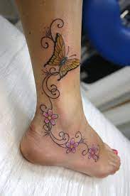 Carol hardee on june 03, 2020: Yellow Butterfly Tatuagem Na Perna Tatoo Tatuagem