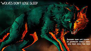 Wolf Painting With Inspirational Quotes 1920 1080 The Wolf Among Us Wolf Painting Werewolf Art