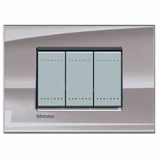 Pasadena international lighting co., ltd. Light Switch Square Bticino Push Button Recessed Triple