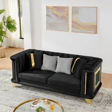 Wayfair Textured Luxury Velvet Sofa
