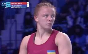 На олімпійських іграх в токіо українська ірина коляденко на змаганнях з вільної боротьби у ваговій категорії до 62 кг завоювала бронзову. Irina Kolyadenko Priveze V Irpin Sriblo Chempionatu Svitu Itv