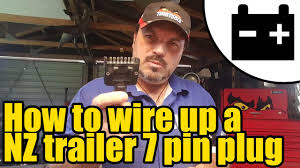 The diagram is the new zealand standard for the 7 pin flat trailer plug used on prescott trailers. How To Wire Up A Nz Trailer Lighting Plug 1946 Youtube