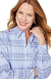 Foxcroft Women's Germaine Long Sleeve Purely Plaid Tunic, Iris Bloom, 22  Plus : Amazon.com.au: Clothing, Shoes & Accessories