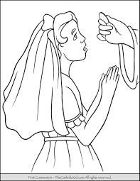 First Communion Girl Coloring Page 2 Coloring Pages For Girls Communion Coloring Pages