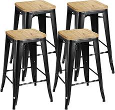 zeny set of 4 metal bar stools 26