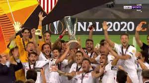 Lyon's french international gave his reaction after his side's dramatic europa league win in 2017. Sevilla S Full Trophy Show As They Lift Their Sixth Europa League Title Uel 19 20 Moments Youtube
